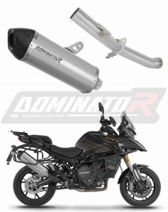QJMOTOR SRT 900 S / SX 2025 - 2026 εξάτμιση τελικό τιτανίου HP7 + dB killer