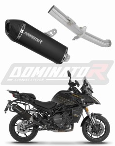 QJMOTOR SRT 900 S / SX 2025 - 2026 εξάτμιση τελικό HP7 BLACK + dB killer