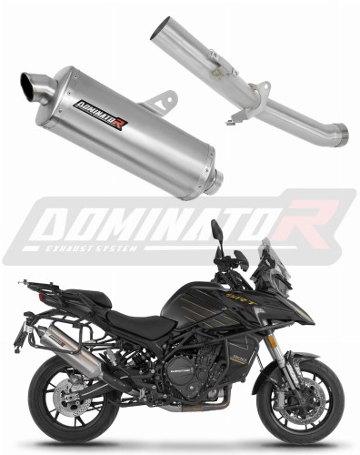 εξάτμιση σιγαστήρας DOMINATOR P7 κατάλληλος για μοτοσικλέτα QJMOTOR SRT 900 S / SX 2025 - 2026