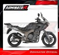 εξάτμιση τελικό DOMINATOR GPF ΜΑΥΡΟ κατάλληλο για μοτοσυκλέτα Yamaha TDM 900 2002 - 2013 5