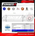 εξάτμιση τελικό DOMINATOR Στρογγυλό κατάλληλο για μοτοσυκλέτα Yamaha TDM 900 2002 - 2013 6