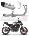 ολοκληρωμένο σύστημα εξάτμισης με τελικό DOMINATOR Full System Τιτανίου HP6 κατάλληλο για τη μοτοσυκλέτα Kawasaki Z650 2023 - 2026