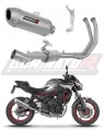 complete exhaust system with muffler DOMINATOR Full System S6 fits to Kawasaki Z650 2023  2026