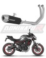 πλήρες σύστημα εξάτμισης με τελικό DOMINATOR Full System S3 ΜΑΥΡΟ που ταιριάζει στη μοτοσυκλέτα Kawasaki Ninja 650 2023 - 2026