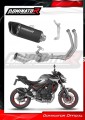 complete exhaust system with muffler DOMINATOR Full System HP6 BLACK fits to Kawasaki Z650 2023  2026 2