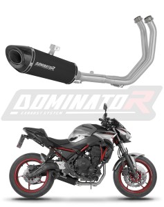 Kawasaki Z650 2023 - 2026 Ολόκληρο σύστημα Πολλαπλή εξάτμιση σιγαστήρας HP8 BLACK + dB killer