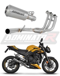 Triumph STREET TRIPLE 765 S / R / RS 2023 - 2024 Πλήρες σύστημα Πολλαπλή εξάτμιση Τελικό GPS + dB killer