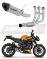 complete exhaust system with muffler DOMINATOR Full System titanium HP8 fits to Triumph STREET TRIPLE 765 S / R / RS 2023  2024 4