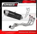 kompletny układ wydechowy z tłumikiem DOMINATOR Full System S6 CZARNY pasujący do motocykla Triumph STREET TRIP