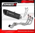 πλήρες σύστημα εξάτμισης με τελικό DOMINATOR Full System HP6 ΜΑΥΡΟ κατάλληλο για μοτοσυκλέτα Triumph STRE