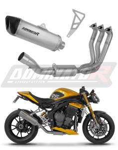 Triumph Speed Triple 1200 RS / RR 2021 - 2024 Πλήρες σύστημα Χταπόδι εξάτμιση τελικό τιτανίου HP6 + dB killer