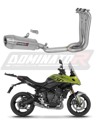 πλήρες σύστημα εξάτμισης με τελικό DOMINATOR Full System S3 κατάλληλο για μοτοσυκλέτα Triumph Tiger Sport 660 2025 - 2026