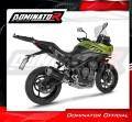 ολοκληρωμένο σύστημα εξάτμισης με τελικό DOMINATOR Full System S6 ΜΑΥΡΟ που ταιριάζει στη μοτοσυκλέτα Triumph Tiger Sport 660 2025 - 2026 4