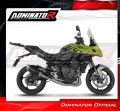 ολοκληρωμένο σύστημα εξάτμισης με τελικό DOMINATOR Full System S6 ΜΑΥΡΟ που ταιριάζει στη μοτοσυκλέτα Triumph Tiger Sport 660 2025 - 2026 5