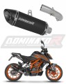 εξάτμιση τελικό DOMINATOR HP8 ΜΑΥΡΟ κατάλληλο για μοτοσυκλέτα KTM 125 Duke 2021 - 2023