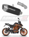 εξάτμιση τελικό DOMINATOR S3 ΜΑΥΡΟ κατάλληλο για μοτοσυκλέτα KTM 125 Duke 2021 - 2023