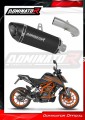 εξάτμιση τελικό DOMINATOR HP8 ΜΑΥΡΟ κατάλληλο για μοτοσυκλέτα KTM 125 Duke 2021 - 2023 2