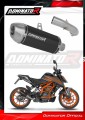 εξάτμιση τελικό DOMINATOR S3 ΜΑΥΡΟ κατάλληλο για μοτοσυκλέτα KTM 125 Duke 2021 - 2023 2
