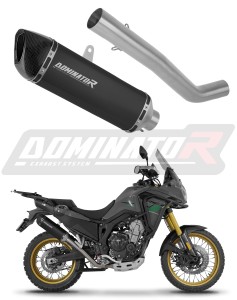 Rieju Aventura 500 2023 - 2026 εξάτμιση τελικό HP6 BLACK + dB killer