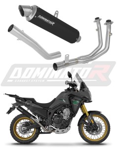 Rieju Aventura 500 2023 - 2026 Full system Πολλαπλή εξαγωγής εξάτμιση σιγαστήρας GPF BLACK + dB killer
