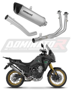 Rieju Aventura 500 2023 - 2026 Ολόκληρο σύστημα Συλλέκτης εξάτμιση σιγαστήρας τιτανίου HP6 + dB killer
