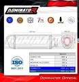 εξάτμιση τελικό DOMINATOR HP6 ΜΑΥΡΟ για μοτοσυκλέτα Rieju Aventura 500 2023 - 2026 6