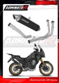 πλήρες σύστημα εξάτμισης με σιγαστήρα DOMINATOR Full System GPF BLACK κατάλληλο για μοτοσυκλέτα Rieju Aventura 500 2023 - 2026 2