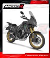 kompletny układ wydechowy z tłumikiem DOMINATOR Full System GPF CZARNY pasujący do motocykla Rieju Aventura 500 2023 - 2026 6