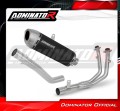 πλήρες σύστημα εξάτμισης με τελικό DOMINATOR Full System S6 ΜΑΥΡΟ κατάλληλο για τη μοτοσυκλέτα Rieju Aventura 500 2023 - 2026 3