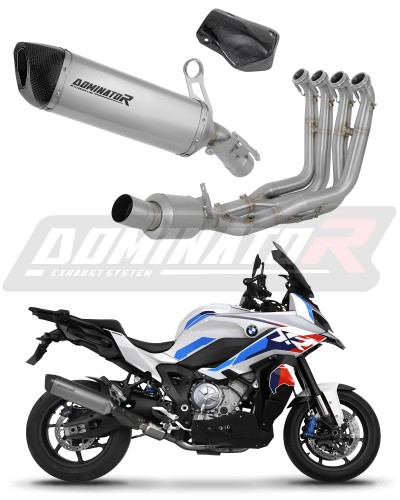 kompletny układ wydechowy z tłumikiem DOMINATOR Full System Tytanowy HP6 EX pasujący do motocykla BMW S1000XR 2020 - 2026