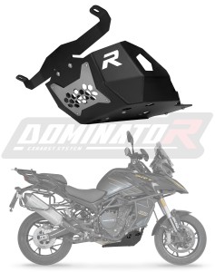 QJMOTOR SRT 900 S / SX 2025 - 2026 Αλουμινένια 4mm Προστατευτική Ποδιά Κινητήρα