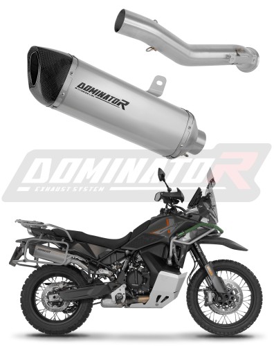 exhaust muffler DOMINATOR titanium HP6 fits to CF MOTO 1000 MTX 2026