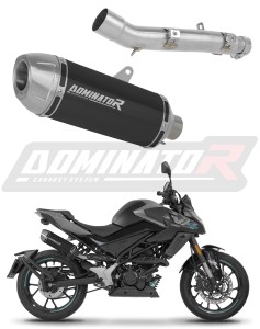 CF MOTO 125 NK 2025 - 2026 εξάτμιση τελικό S3 BLACK + dB killer