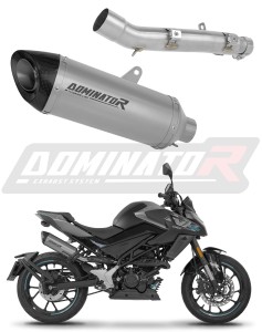CF MOTO 125 NK 2025 - 2026 εξάτμιση σιγαστήρας τιτανίου HP8 + dB killer