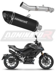 CF MOTO 125 NK 2025 - 2026 εξάτμιση τελικό HP8 BLACK + dB killer