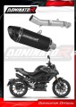 εξάτμιση τελικό DOMINATOR HP8 ΜΑΥΡΟ κατάλληλο για μοτοσυκλέτα CF MOTO 125 NK 2025 - 2026  2