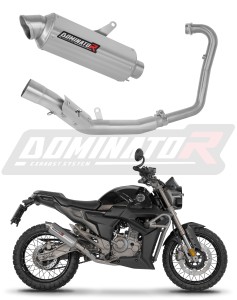 Zontes G1 Scrambler 125 2025 - 2026 Full Exhaust System Collector Silencer GPF + dB killer