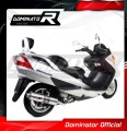 wydech tłumik DOMINATOR Okrągły pasujący do motocykla Suzuki BURGMAN 400 2003 - 2006 3