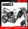 exhaust muffler DOMINATOR ROUND fits to Yamaha XT 660 R 2004  2016 4