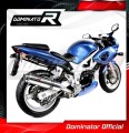 wydech tłumik DOMINATOR Okrągły pasujący do motocykla Suzuki SV 650 S 1999 - 2002 3