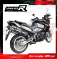 εξάτμιση τελικό DOMINATOR Οβάλ που ταιριάζει στη μοτοσυκλέτα Aprilia ETV 1000 Caponord 2005 - 2007 3