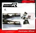 decat μεσαίο καζανάκι DOMINATOR Mid Pipe κατάλληλο για τη μοτοσυκλέτα S1000R 2014 - 2016 5