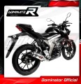 πλήρες σύστημα εξάτμισης με σιγαστήρα DOMINATOR Full System GP1 κατάλληλο για τη μοτοσυκλέτα Suzuki GSX S 125 2017 - 2019 3