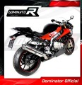 εξάτμιση τελικό DOMINATOR Εγκεκριμένο ROUND κατάλληλο για μοτοσυκλέτα S1000RR 2015 - 2016 2