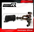decat mid muffler DOMINATOR Mid Pipe fits to GSXR 750 K8K9 L0 2008  2010 3