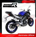 complete exhaust system with muffler DOMINATOR Full System HP3 fits to Yamaha MT 125 2014  2019 3