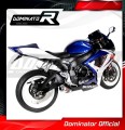 exhaust muffler DOMINATOR GP1 fits to Suzuki GSXR 600 K6 K7 2006  2007 3