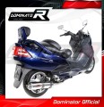 wydech tłumik DOMINATOR Okrągły pasujący do motocykla Suzuki BURGMAN 400 1998 - 2002 3