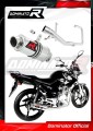 πλήρες σύστημα εξάτμισης με τελικό DOMINATOR Full System GP1 που ταιριάζει στη μοτοσυκλέτα Yamaha YBR 125 2009 - 2018