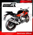 exhaust muffler DOMINATOR homologated road legal OVAL fits to S1000RR 2015  2016 2